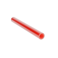 Mikrotrubička DI 10/8mm – červená,  vo vnútri so silikónovým povlakom DURALINE
