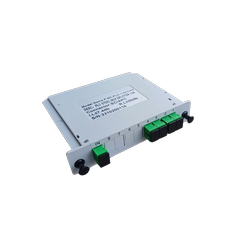 PLC 1x4 SC/APC, G657A1 kazetový splitter symetrický, pre FTTx BOX C16-KASP v2