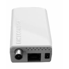 iPLoC D2-POM-n - Push-On IP Link over Coax.with 802.11n D band:1125MHz-1525MHz, MoCA 2.0 TV out, IEC male, Data: RJ-45