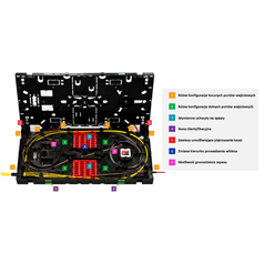 FIBRAIN SCM-A-24H-SET30, Optická kazeta s držiakom pre 24 zvarov