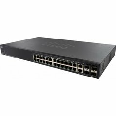 CISCO SG350X-24-K9, 24 x 10/100/1000ports, 4 x 10Gigabit Ethernet (2 x 10GBase-T/SFP+ combo+2 x SFP+)