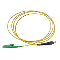 E2000/APC-FC/PC-2m 9/125 SX G657A1 - optický patchcord, Simplex, Corning 9/125/2000, G657A1, dĺžka 2m