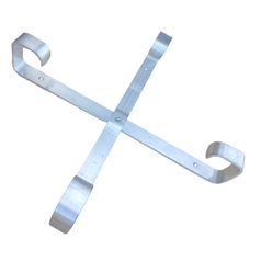 Xoptic Kríž káblovej rezervy KKR-450 ALU v2 – pre uloženie optického kábla , prevedenie ALU, rozmer: (450x450x90)mm