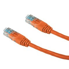 Dátový patchcord FTP, Cat6, 0,25m, oranžový, PVC