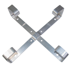 Xoptic Kríž káblovej rezervy  KKR-450 ALU – pre uloženie optického kábla , prevedenie ALU, rozmer: (450x450x80)mm