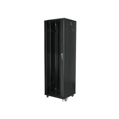 RACK 42U-600 –  rozvádzač stojanový 19" 42U, dvierka sklenené, rack v demonte, rozmer:  (v2127xš600xh600)mm