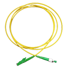 E2000/APC-FC/APC-2m 9/125 SX G657A2 - optický patchcord, Simplex, Corning 9/125/2800, G657A2, dĺžka 2m