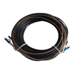 LC/PC-LC/PC-20m 9/125 DX G657A2 – VONKAJŠÍ Armorovaný optický patchcord, Duplex, 9/125, G657A2, dĺžka 20m