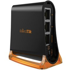 MikroTik hAP mini, WiFi router, 2.4GHz, N300, 3x LAN, 22 dBm