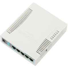 MikroTik RB951G-2HnD, WiFi router, 2.4GHz, N300, 5x GLAN, 30 dBm
