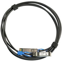 MikroTik XS+DA0003, SFP28 prepojovací DAC kábel, SM, 1/10/25G, 3m
