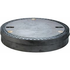 ROMOLD poklop betonový (BEGU) kruhový LDB 63 BDR, triedy B 125, uzamykateľný, odolný voči poveternostným vplyvom, pre priamu montáž na hrdlo šachty