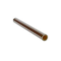Mikrotrubička DI 10/8mm – hnedá,  vo vnútri so silikónovým povlakom DURALINE