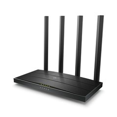 TP-Link Archer C6 - WiFi router AC1200, 867Mbit/s – 5GHz + 400Mbit/s – 2.4GHz, 5 gigabitových portov, 4 antény