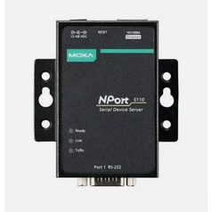 NPORT 5110 - Server pre sériové zariadenie, 100 Mbps, Serial Ports - 1, RS232