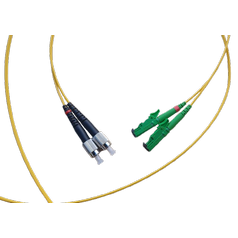 E2000/APC-FC/PC-10m 9/125 DX G657A - optický patchcord, Duplex, 9/125/2800, G657A, dĺžka 10m