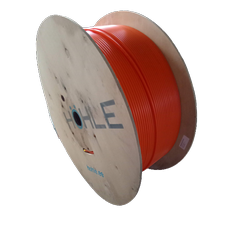 HOHLE Mikrotrubička DI 10/8mm – oranžová, vo vnútri so silikónovým povlakom