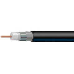 QR 540 JCASS - koaxiálny kábel CommScope, zemný s gelom, čierny PE plášť, tienenie Al rúrka, penové dielektrikum