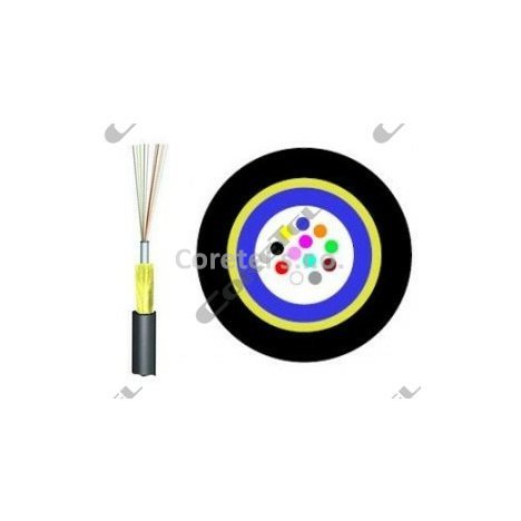 A-DQ(ZN)2Y 12F E9U CT3.0 BL – CORNING central tube dielectric , 12 vlákno, G657,CT 3.0