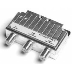 DVU1-4 - DKTComega Diplex filter, TV/R: 87.5-1000 MHz 4dB, DATA: 5-65, 118-1000MHz 0.6/4dB, Class A