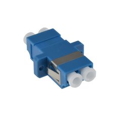 ADAPTÉR LC/PC SM  DX - optický adaptér LC/PC Duplex, SM, (formát SC Simplex), modrý