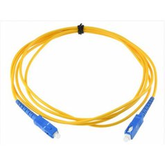 SC/PC-SC/PC-1m 9/125 SX G657A - optický patchcord, Simplex, 9/125/2000, G657A, PVC, dĺžka 1m