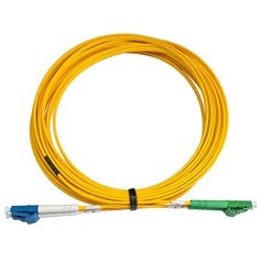 LC/APC-LC/PC-2m 9/125 DX G652D - optický patchcord, Duplex, 9/125/2400, G652D, LSZH, dĺžka 2m