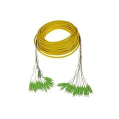 Multipatchcord 12x SC/APC-SC/APC-15m 9/125 G652D - optický multipatchcord, 12x SC/APC-SC/APC, 9/125, G652D, PVC, dĺžka 15m, rozvetvenie 25cm