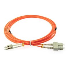 SC/PC-LC/PC-3m 50/125 (OM2) DX MM LSZH - optický patchcord, Duplex, 50/125 MM, LSZH, dĺžka 3m