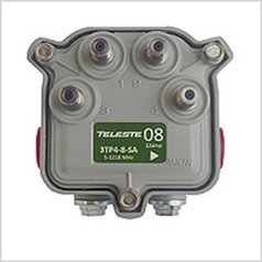 3TP4-17-SA TELESTE štvornásobný odbočovač 17dB, 5-1218MHz, 5/8'', FF