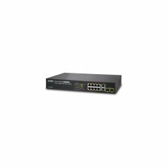 Planet FGSD-1008HPS - 8-Port 10/100TX 802.3at PoE +2-Port Gigabit TP/SFP combo Web Smart Switch