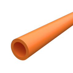 HOHLE Mikrotrubička DB 7/3,5mm – oranžová,  vo vnútri so silikónovým povlakom