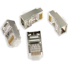 SOLARIX Konektor RJ45 CAT5E STP, 8p8c tienený, neskladaný na drôt