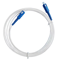 SC/PC-SC/PC-7m BIELY 9/125 SX G657A - optický patchcord, Simplex, 9/125/3000, G657A, LSZH, farba opt. plášťa: biela, dĺžka 7m