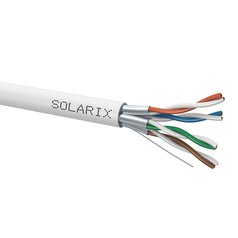 SOLARIX Inštalačný kábel  CAT6A FFTP Dca-s2,d2,a1 500m SXKD-6A-FFTP-LSOH, kód:26000038