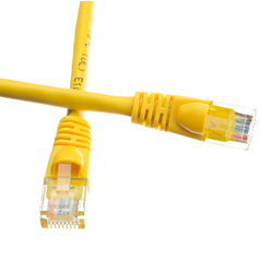 SOLARIX Dátový patchcord UTP, C5E-155YE-0,5MB, Cat5e, 0,5m, žltý, PVC, Kód:  28340059